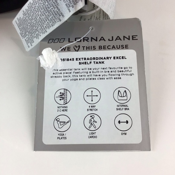 NWT Lorna Jane Black & Purple Tank | Small - Picture 10 of 13